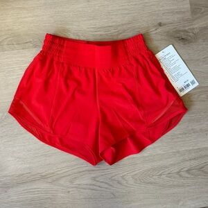 lululemon athletica Red Women's Athletic Shorts